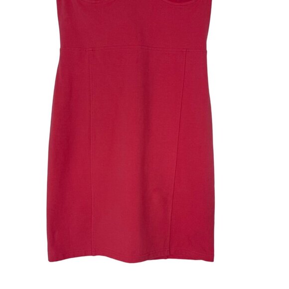 Guess Strapless Dress Womens Medium Pink New Stretch BodyCom - Picture 4 of 11